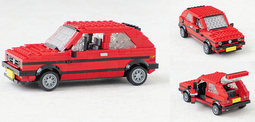 Lego Volkswagen Rabbit GTI The Lego Car Blog