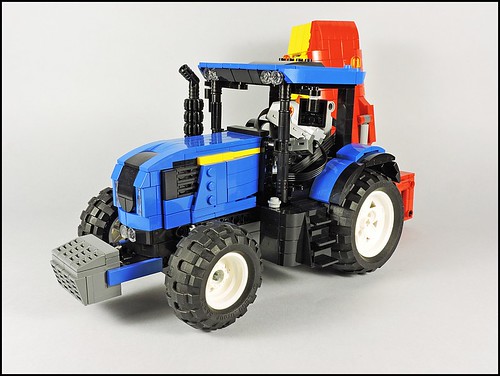 Lego T7.230 Tractor | Lego Car Blog